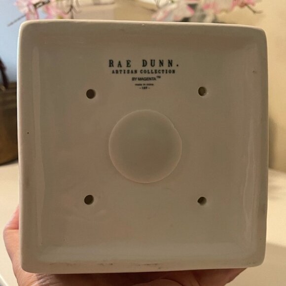 NWT, ceramic Bird House, Rae Dunn, “Occupied” - Picture 4 of 5